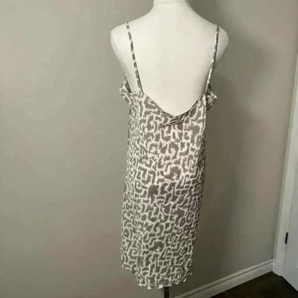 Vintage handmade animal print slip dress lingerie L - Picture 4 of 6
